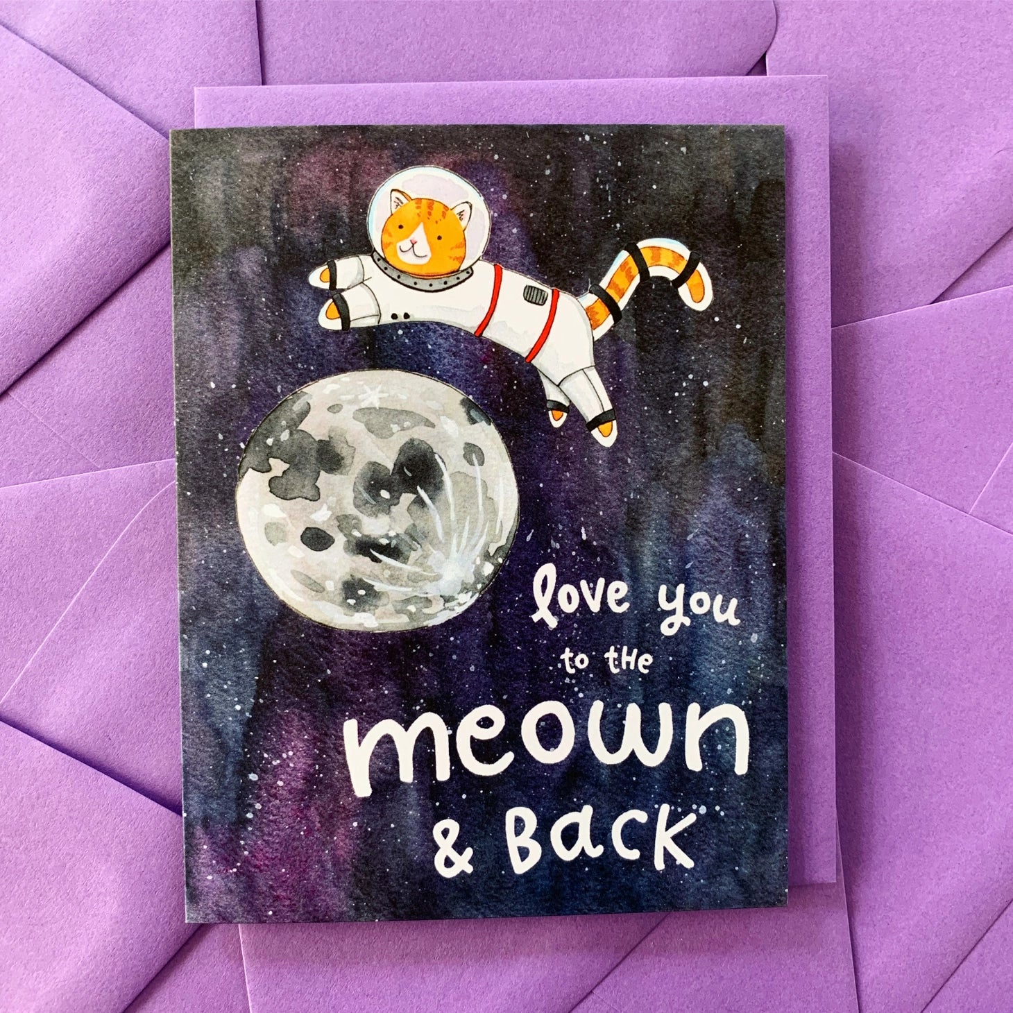 Card - Love You To The Meown & Back