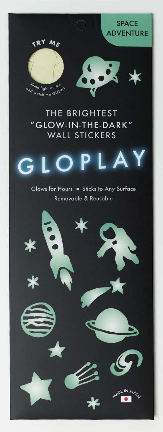 Space Adventure Glow In The Dark Wall Stickers