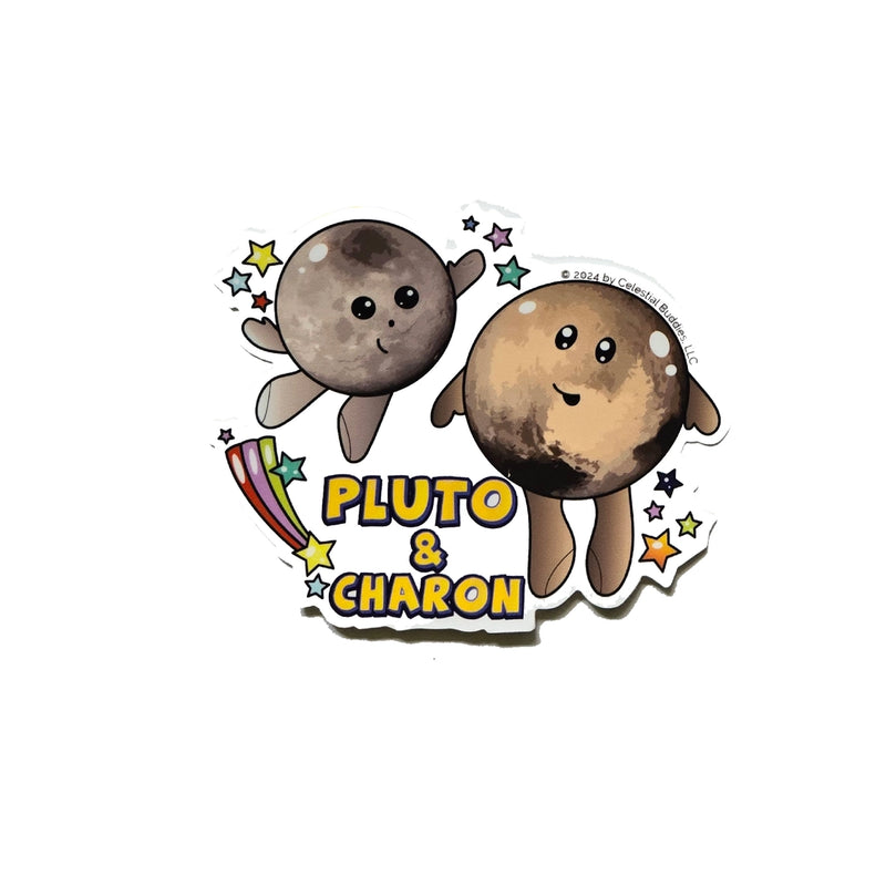 Pluto & Charon - Celestial Buddy Sticker