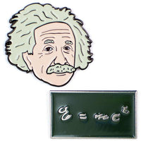 Einstein & E=mc2 Enamel Pin Set