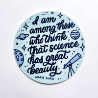 Science Has Great Beauty Sticker