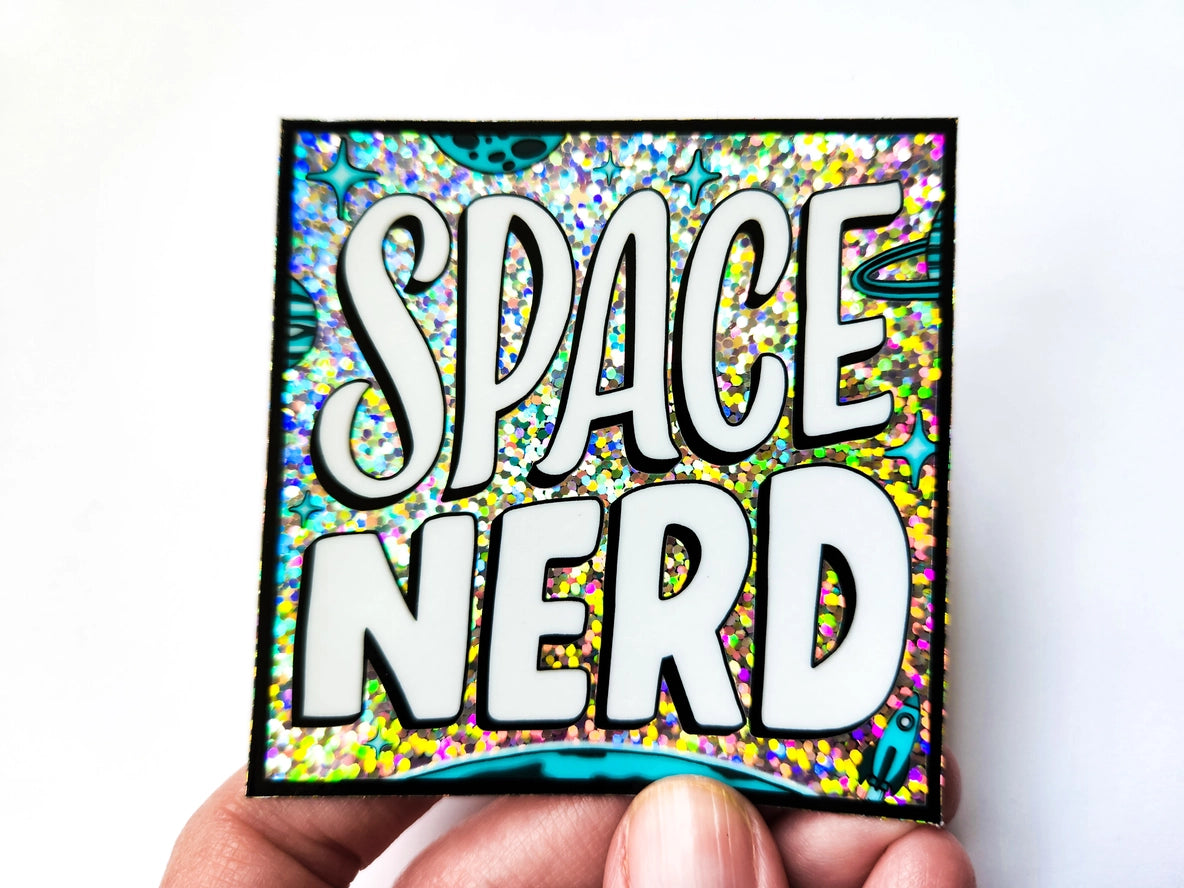 Space Nerd Sticker