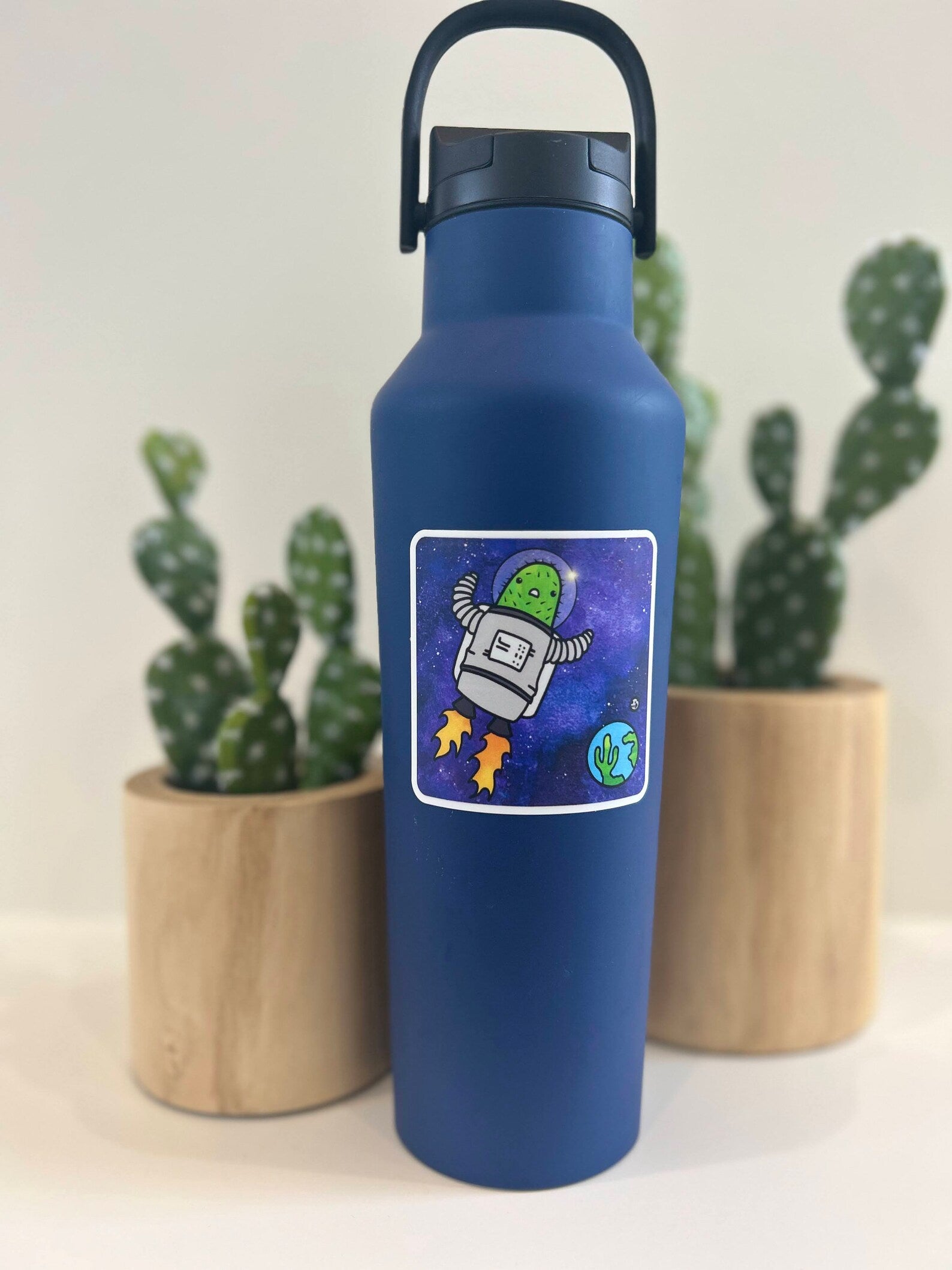 Cactus Astronaut Sticker
