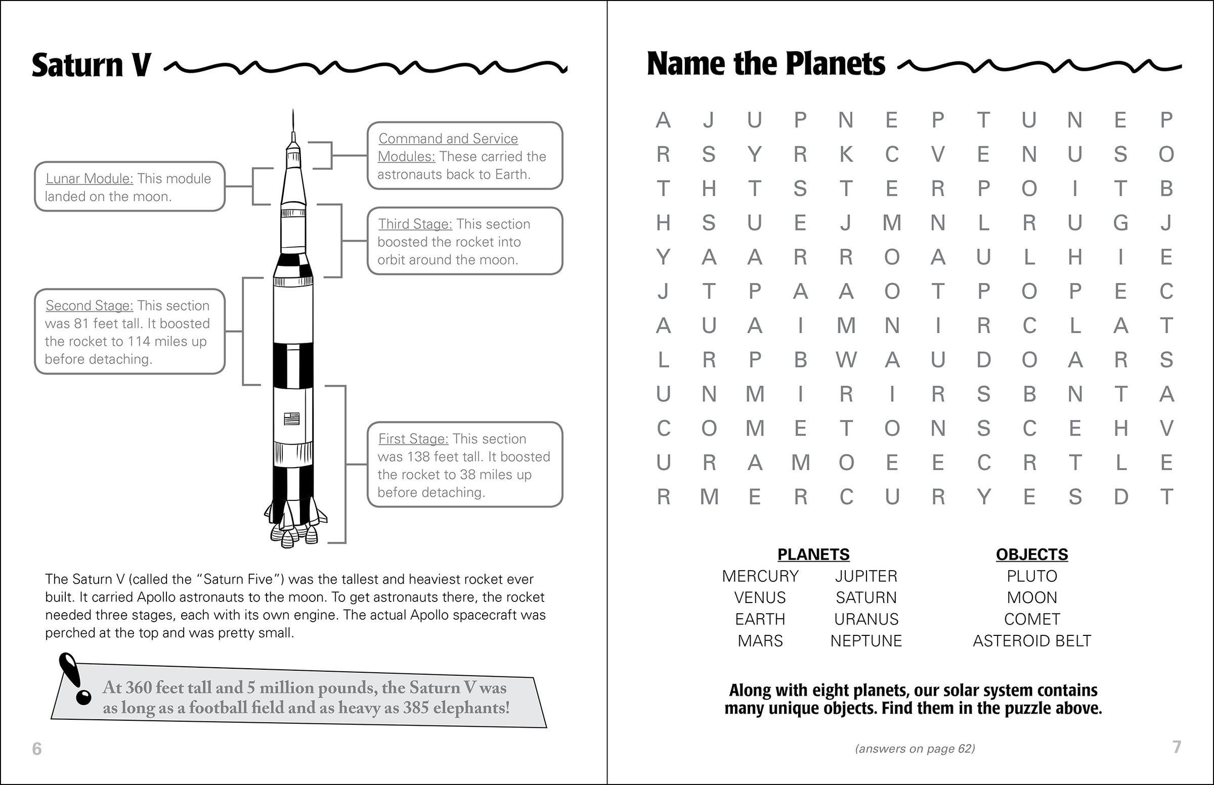 Outer Space Activity Book