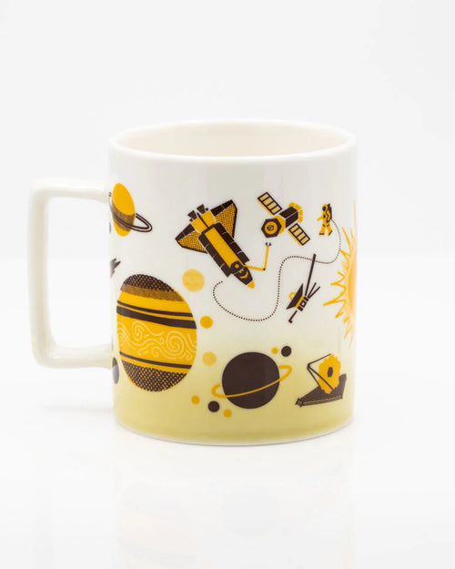 DISC - Retro Space 11 oz Mug