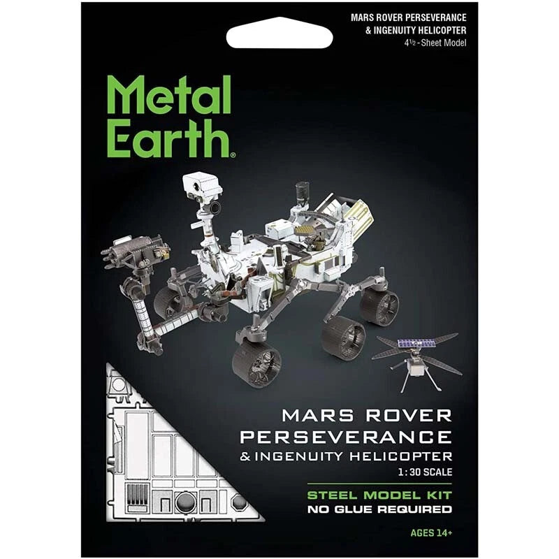 Metal Earth - Mars Rover Perseverance & Ingenuity Helicopter 3D Model Kit