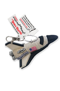 Space Shuttle String Keychain