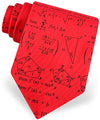 Mathematics Tie Red