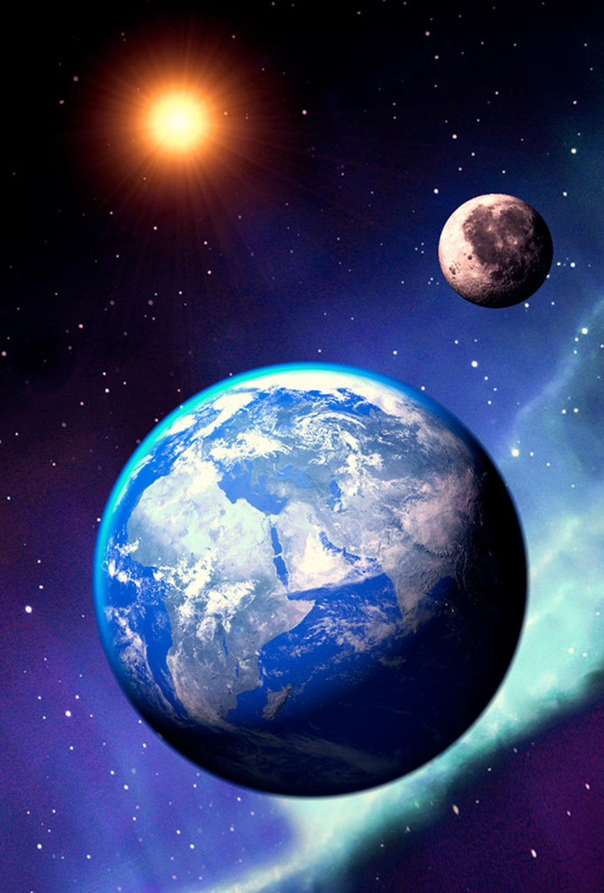 Authentic Cards Earth from Space - Magnet