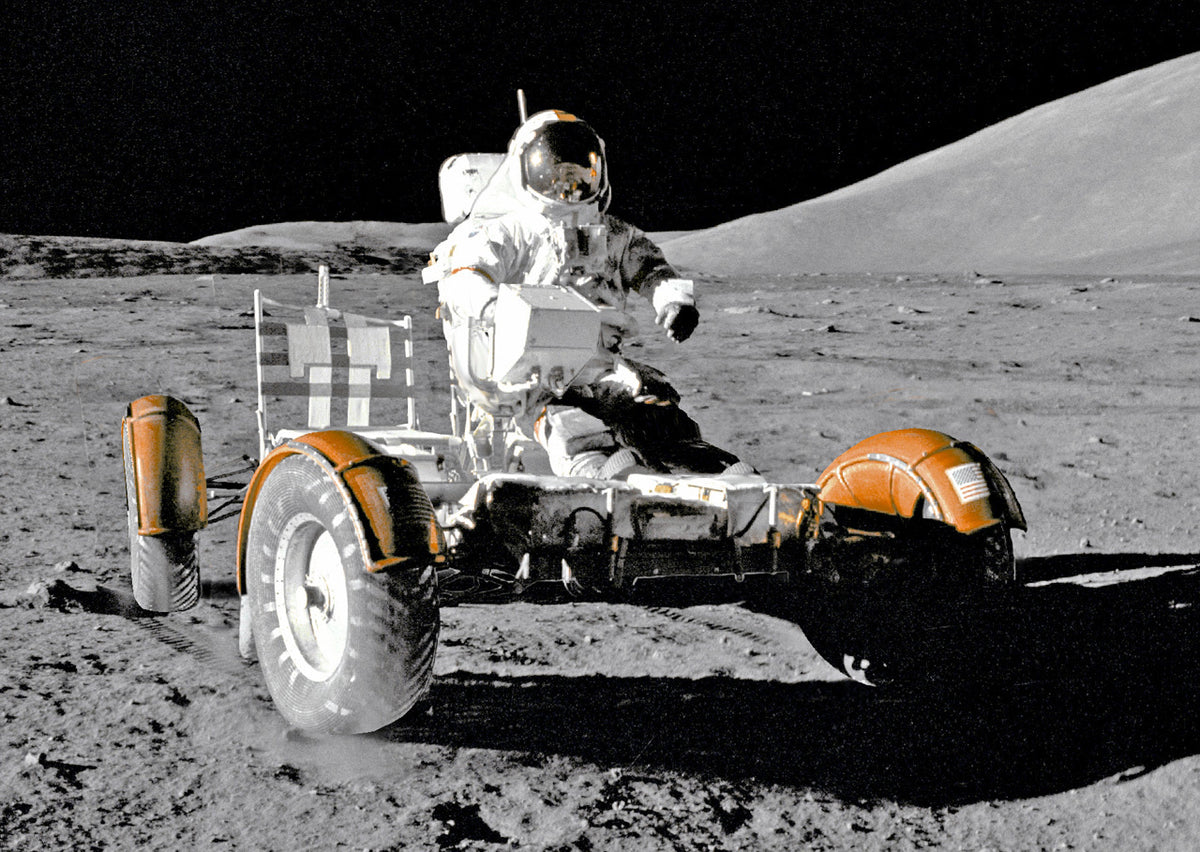 Authentic Cards Lunar Rover - Postcard