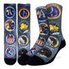 Apollo Mission Patches Socks