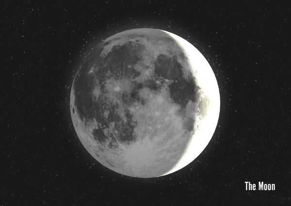 Authentic Cards Moon - Postcard