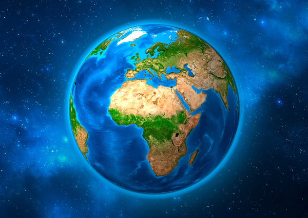 Authentic Cards Rotating Earth - Postcard