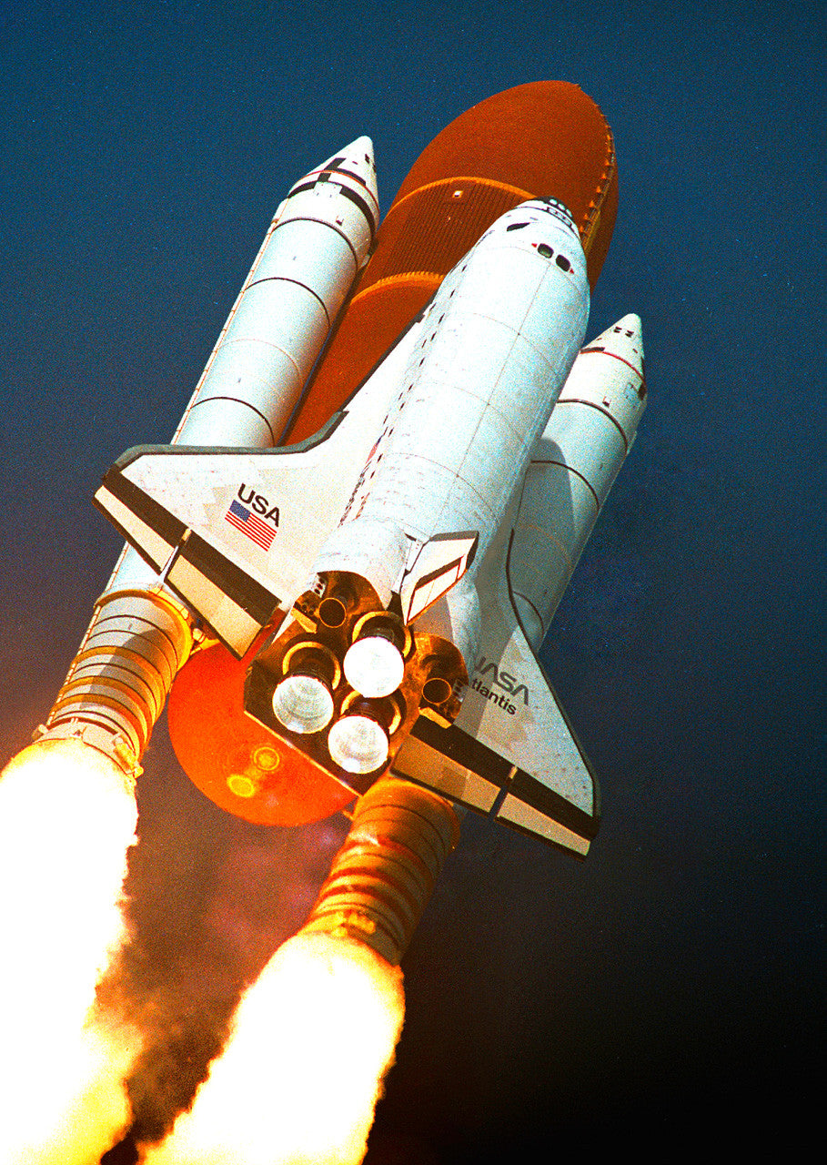 Authentic Cards Shuttle Atlantis - Postcard