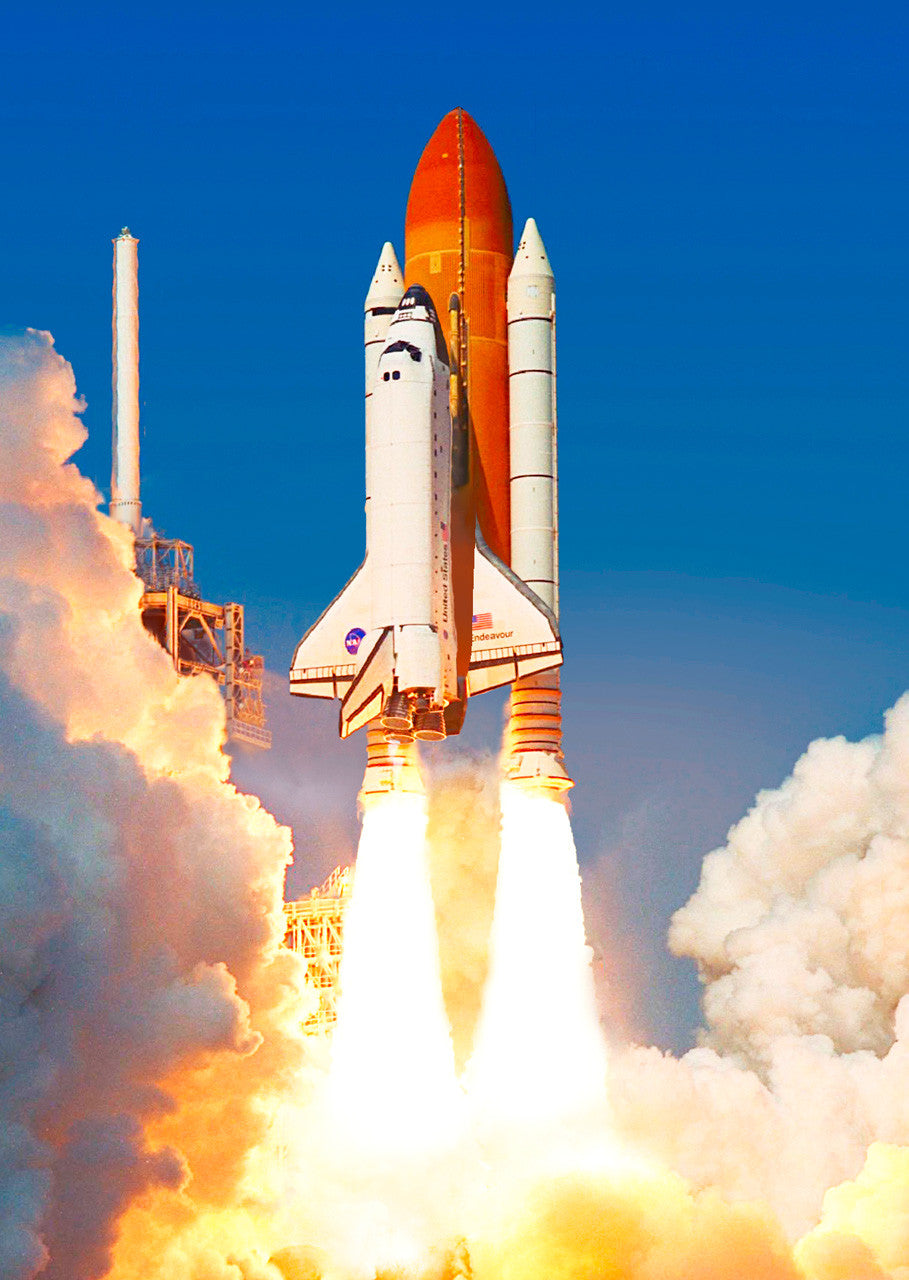 Authentic Cards Shuttle Endeavor - Postcard