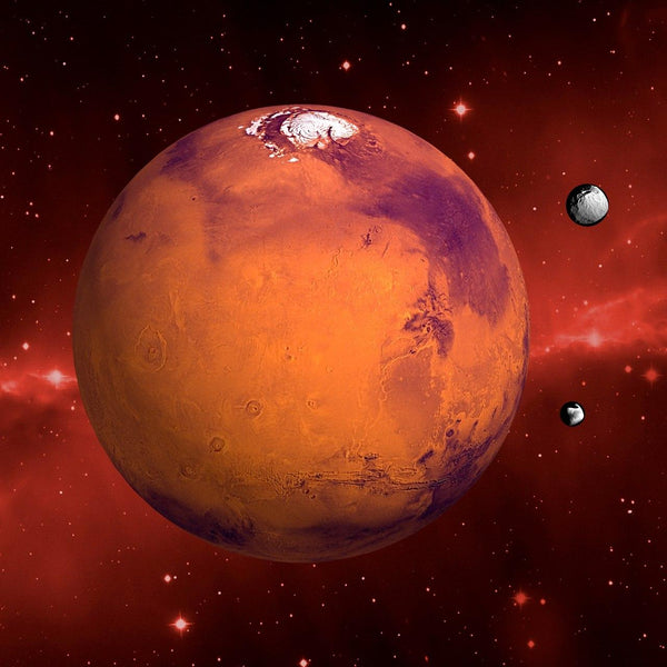 Authentic Cards Large Mars Postcard