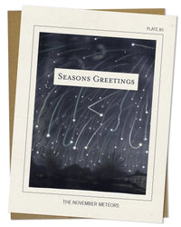 Card - November Meteors: Seasons Greetings