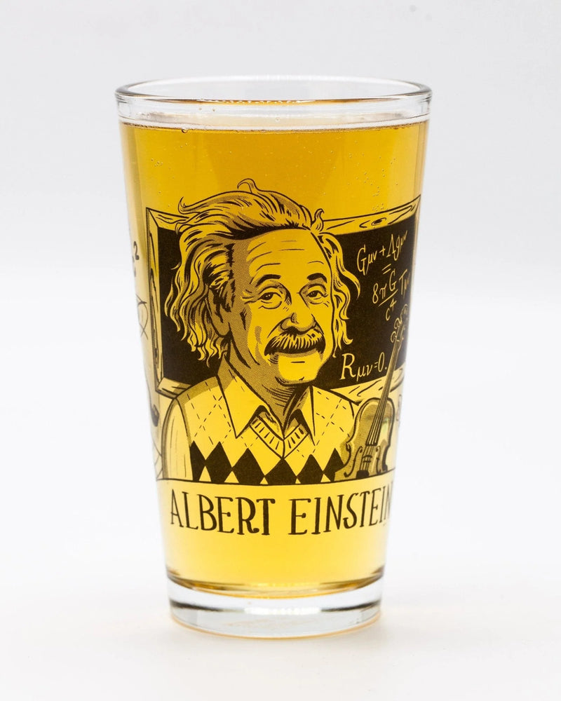 Albert Einstein Pint Glass
