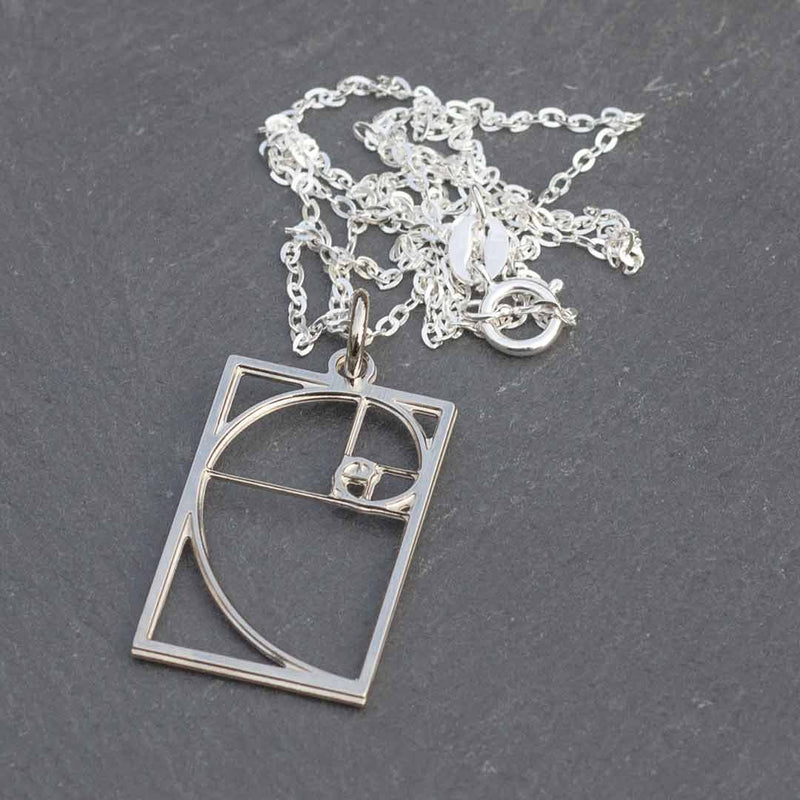 Fibonacci Pendant Silver