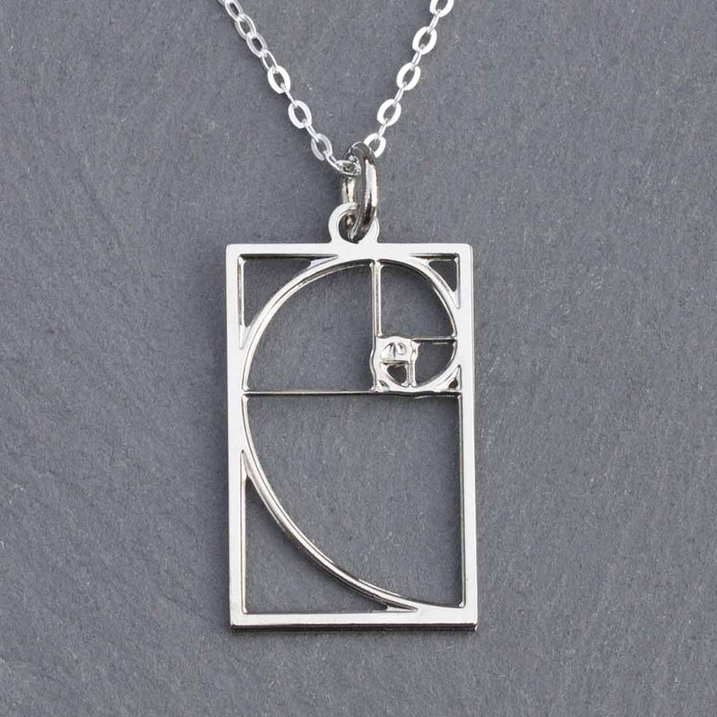 Fibonacci Pendant Silver