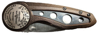 Lowell Benchmark Symbol Pocket Knife