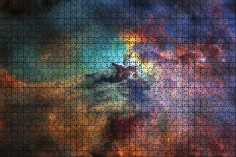 Lagoon Nebula Astrophotography 1000 pc puzzle