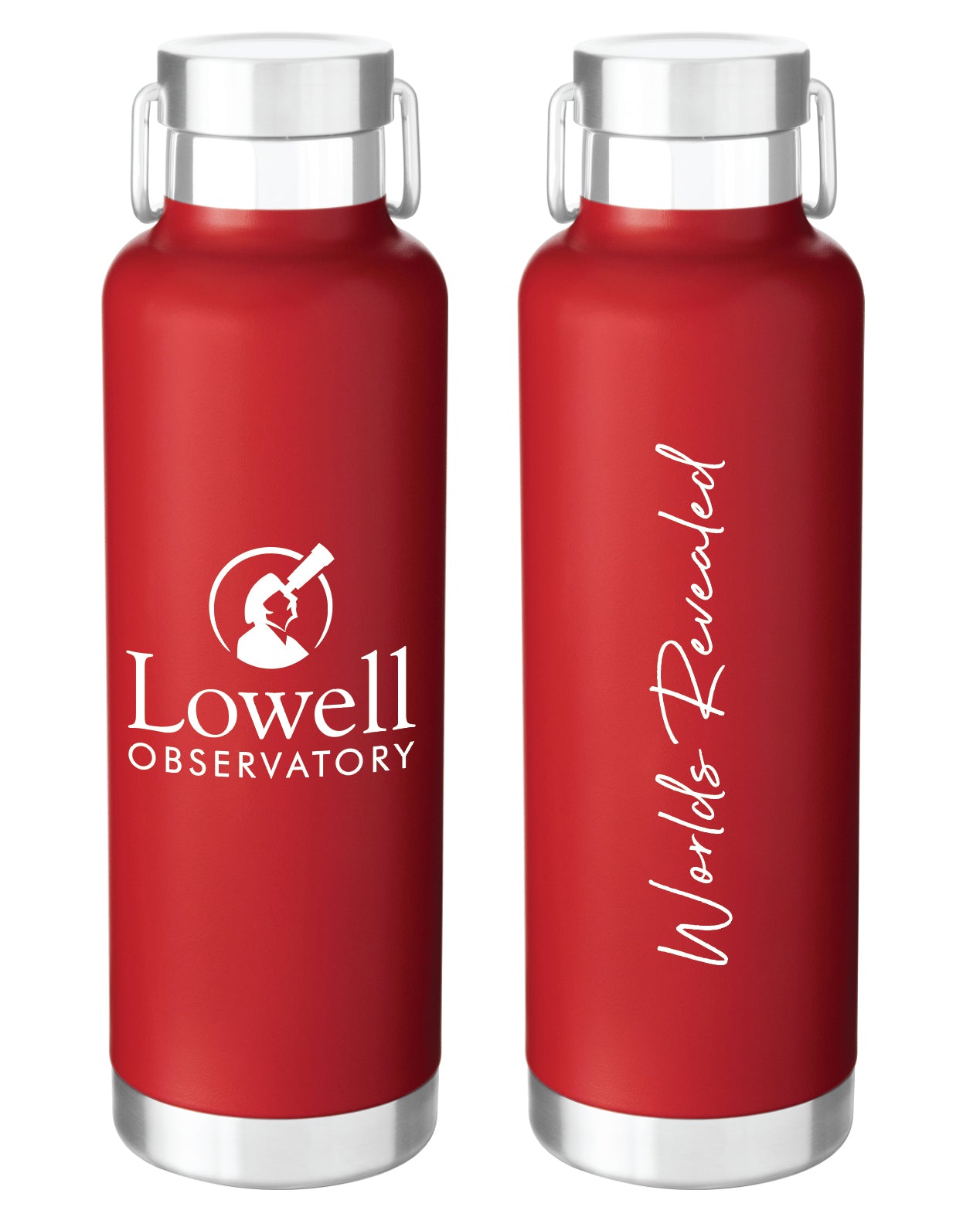 Lowell Observatory 24oz Red Bottle