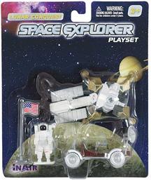 Lunar Lander with Moon Rover 5 Piece Playset