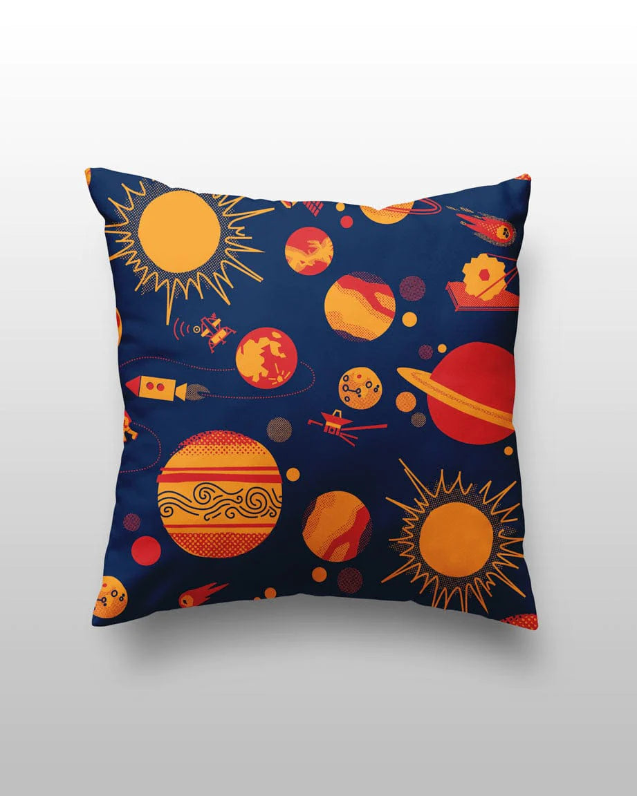 DISC - Retro Space Pillow Cover