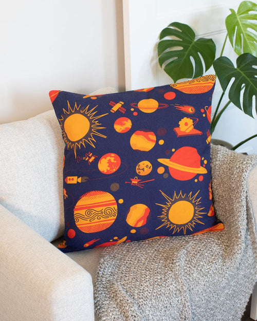 DISC - Retro Space Pillow Cover