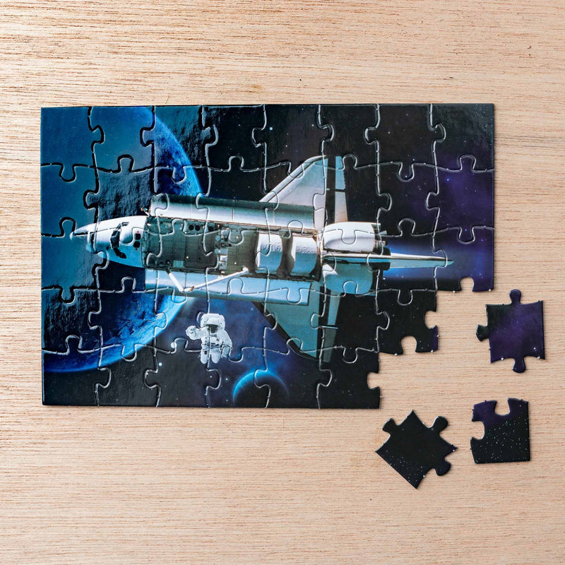 Space Shuttle Jigsaw Card