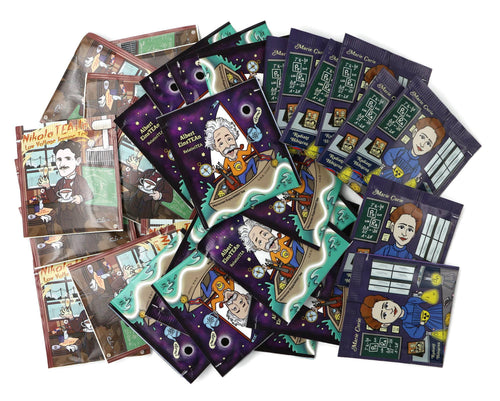 ScienTEAist Sampler: Marie Curie, EinsTEAn, Nikola TEAsla