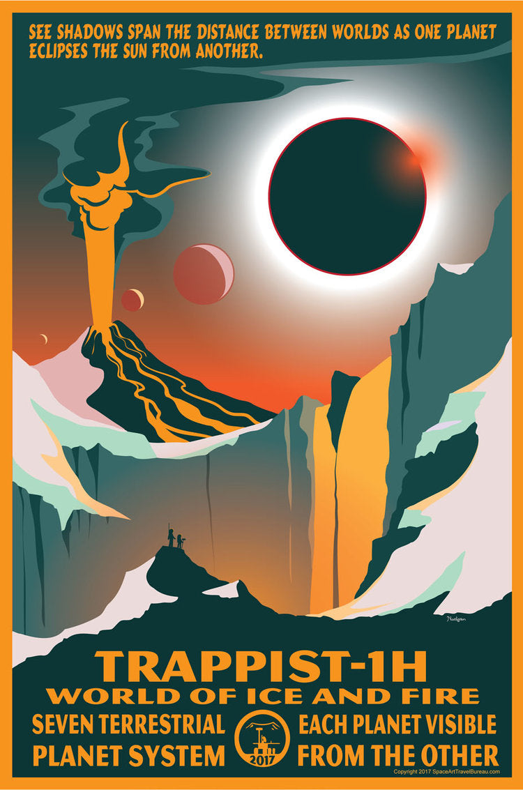 Trappist-1H Sticker
