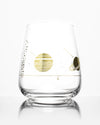 Solar System Wine Glass - Gold