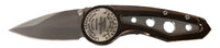 Lowell Benchmark Symbol Pocket Knife