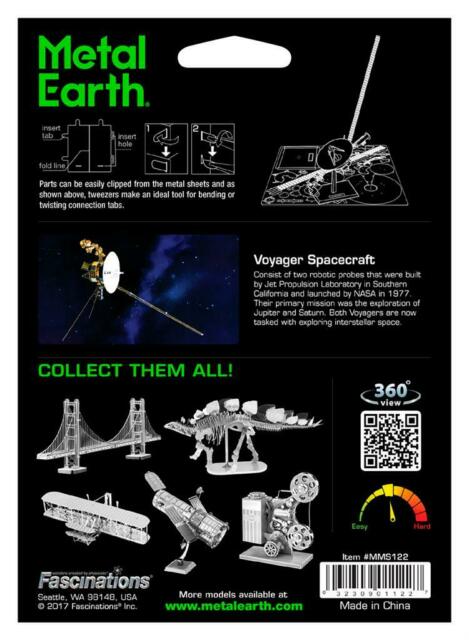 Metal Earth - Spacecraft (Voyager) 3D Metal Model Kit